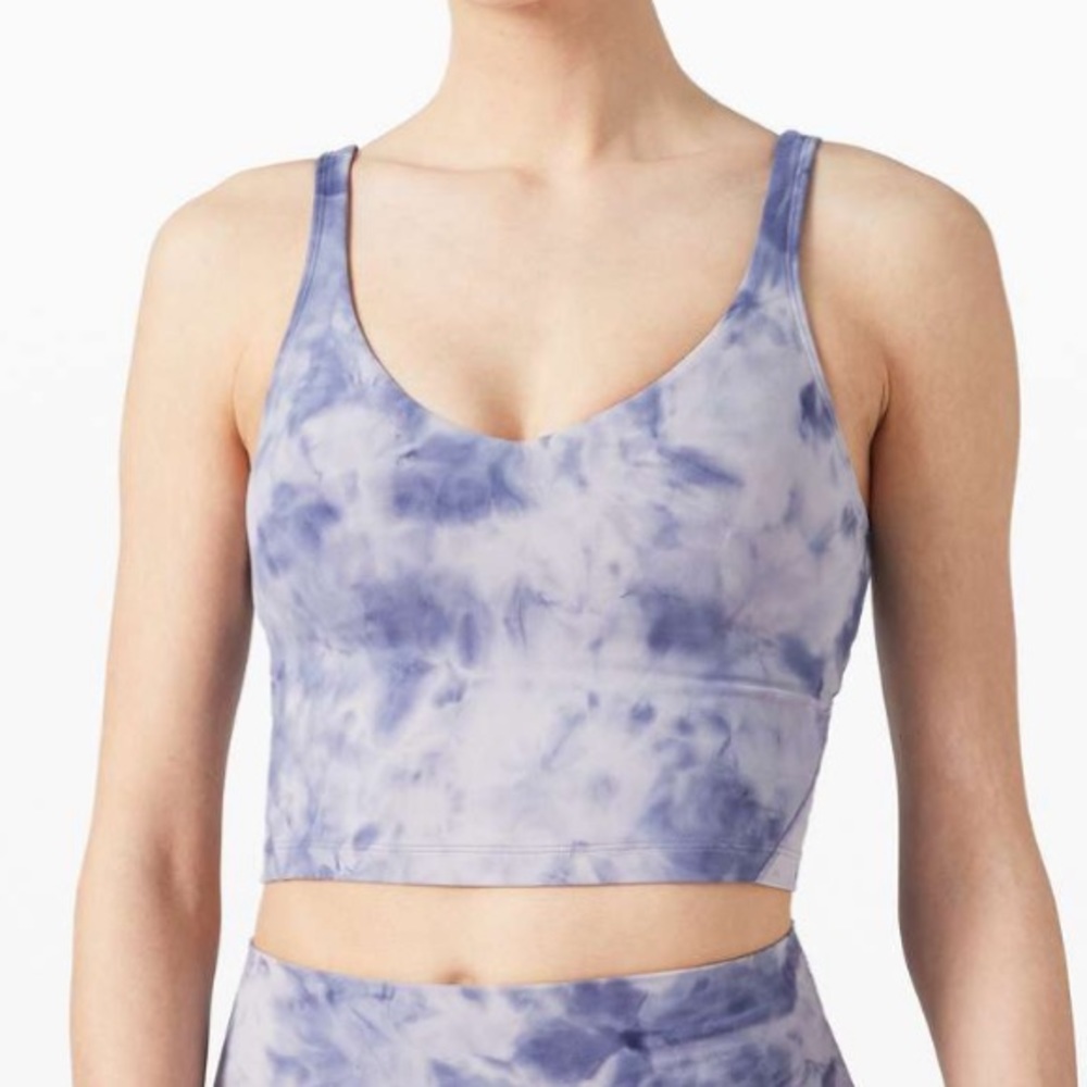 NWT lululemon align tank diamond dye iced iris